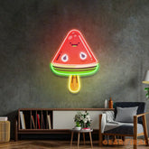 Water melon Popsicle Neon Acrylic Artwork